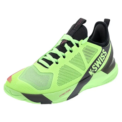 Men's K-Frame Speed Rublo Tennis Shoes Soft Neon Green and Black-Footwear-K-Swiss-09483-306F25copy-Tennis Express