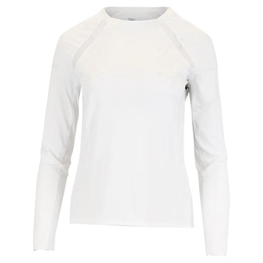 Women's Alda Long Sleeve Tennis Top-Apparel-Tail-100197-1202_CHALK-L-Tennis Express