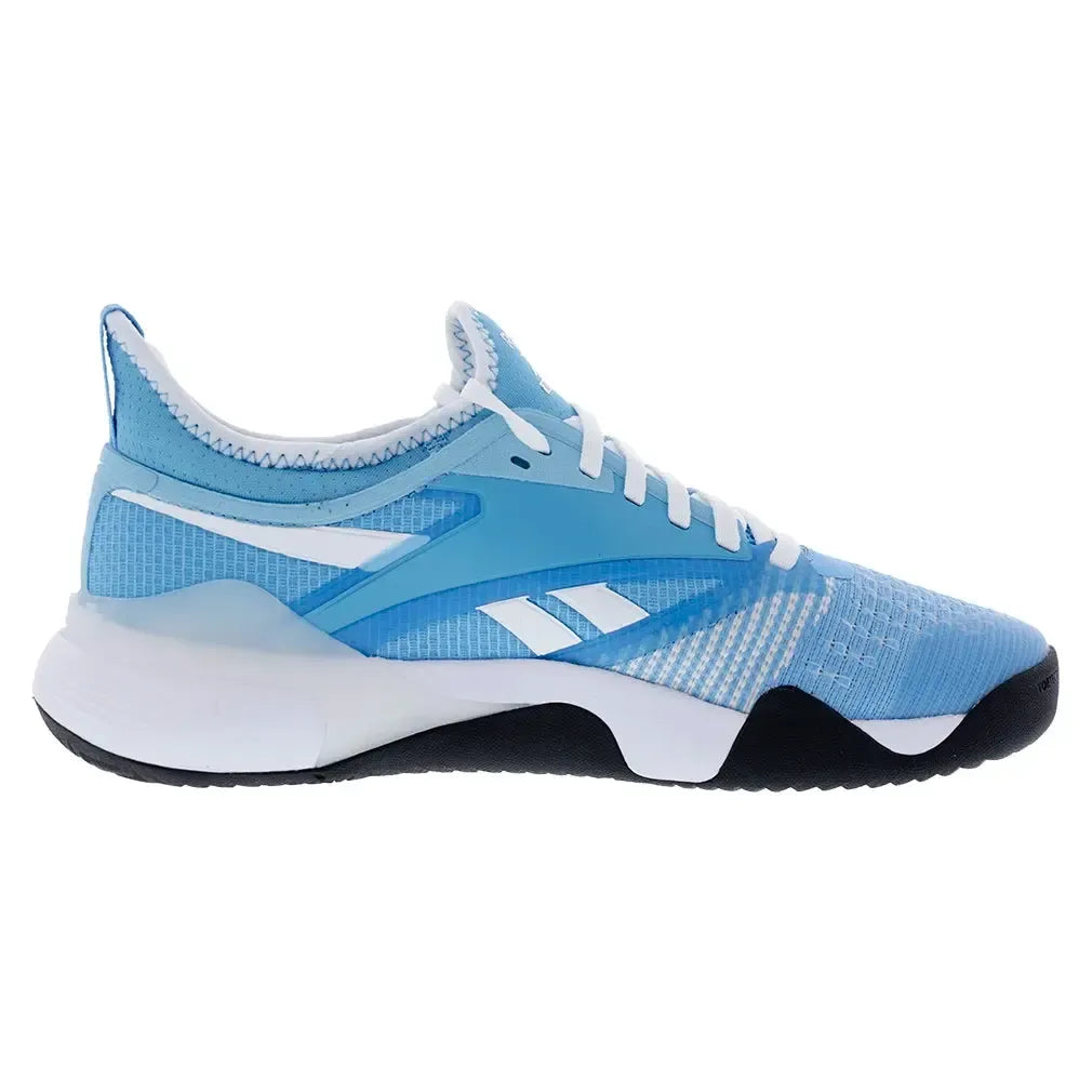 Unisex Nano Court Training Shoes Future Cyan and White