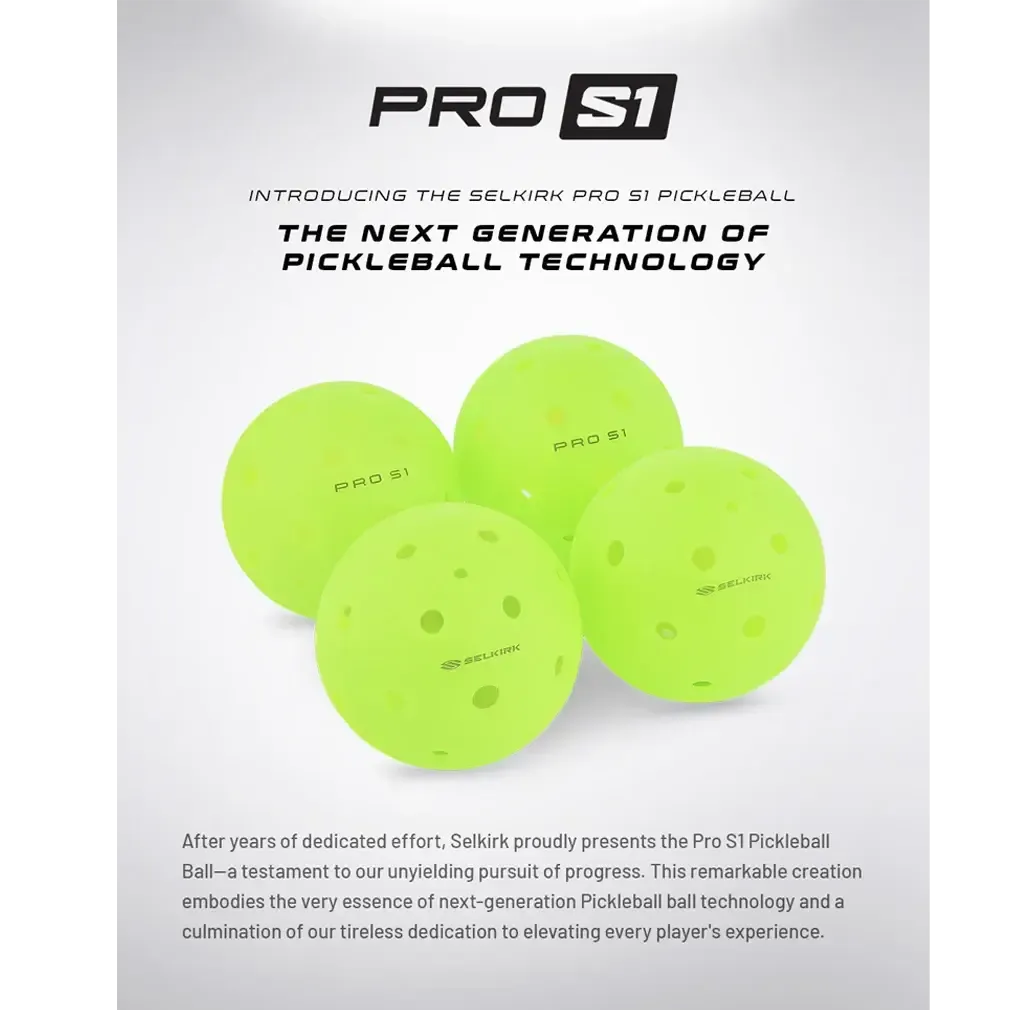 Pro S1 Pickleballs 4-Pack