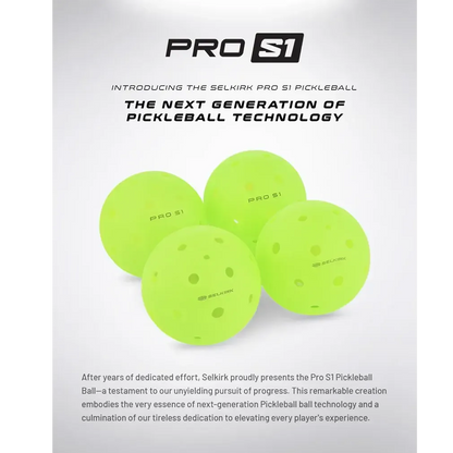 Pro S1 Pickleballs 4-Pack