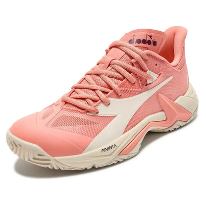 Women's B.Icon 3 AG Tennis Shoes Desert Flower and Whisper White-Footwear-Diadora-101.181462_C0183_2-Tennis Express