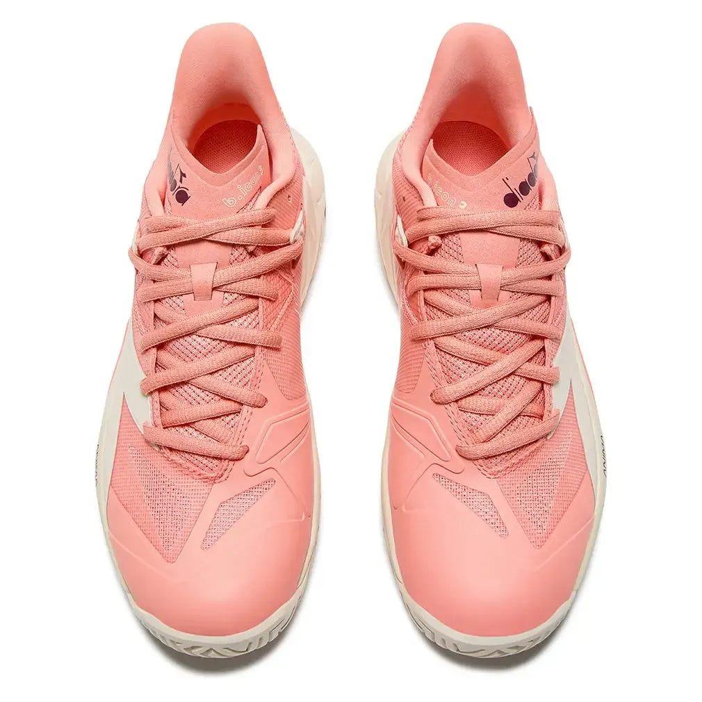 Women's B.Icon 3 AG Tennis Shoes Desert Flower and Whisper White