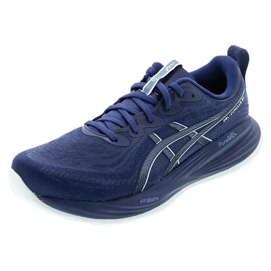 Men's GEL-Cumulus 27 Running Shoes Indigo Blue and Cool Grey-Footwear-Asics-1011B960-401S25_copy-1-[Sku]-Tennis Express