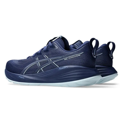 Men's GEL-Cumulus 27 Running Shoes Indigo Blue and Cool Grey