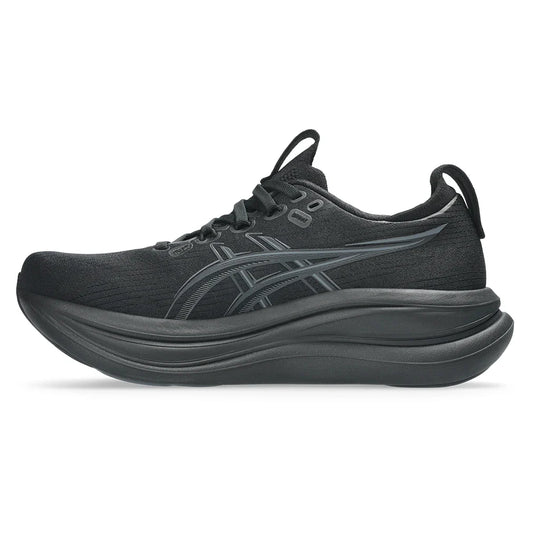 Women's Gel-Nimbus 28 Running Shoes Black and Graphite Grey