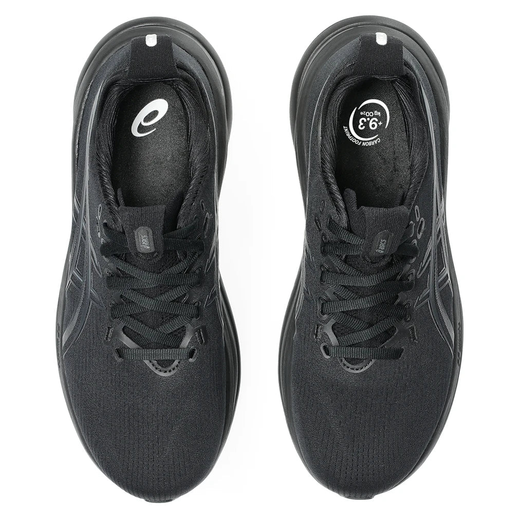 Women's Gel-Nimbus 28 Running Shoes Black and Graphite Grey