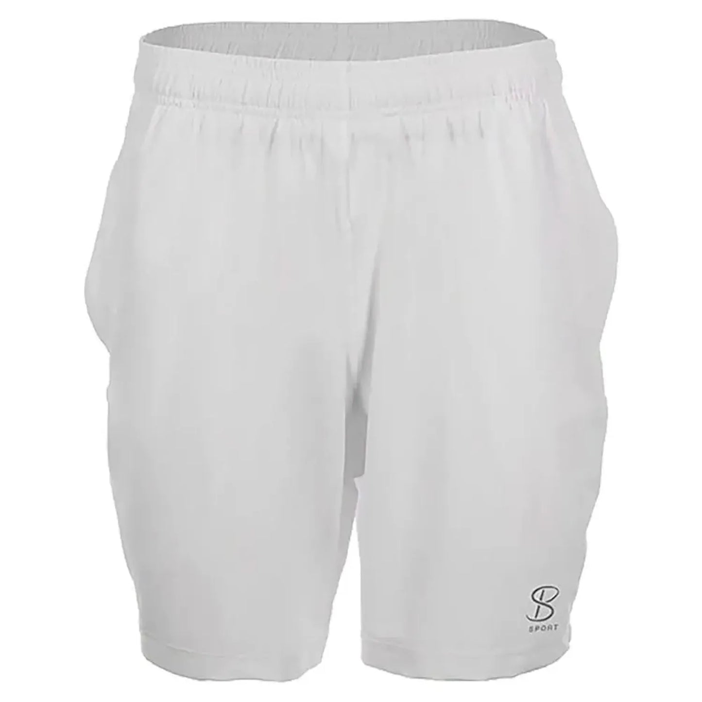 Men's SB Sport Game 7 Inch Tennis Short White-Apparel-Sofibella-101616-DEFAULT-L-Tennis Express