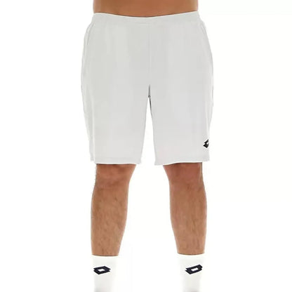 Men's Top II 9 Inch Tennis Short-Apparel-Lotto-101890-V48_GLACIER_GRAY-L-Tennis Express