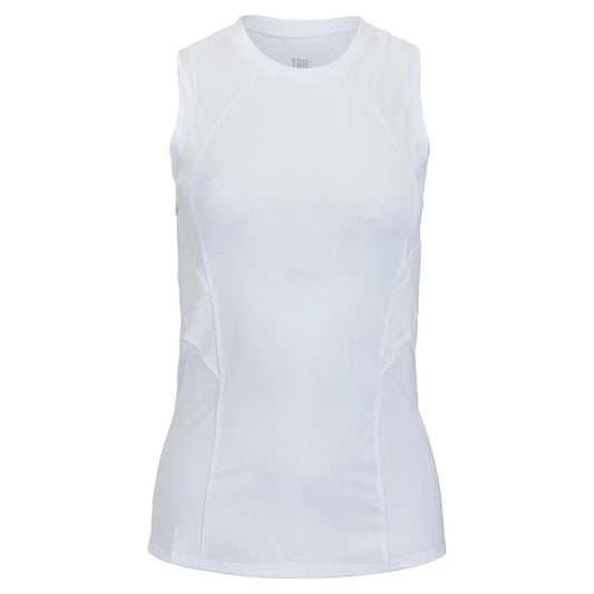 Women's Sarita Racerback Tennis Tank-Apparel-Tail-102545-1203_CHALK-L-Tennis Express