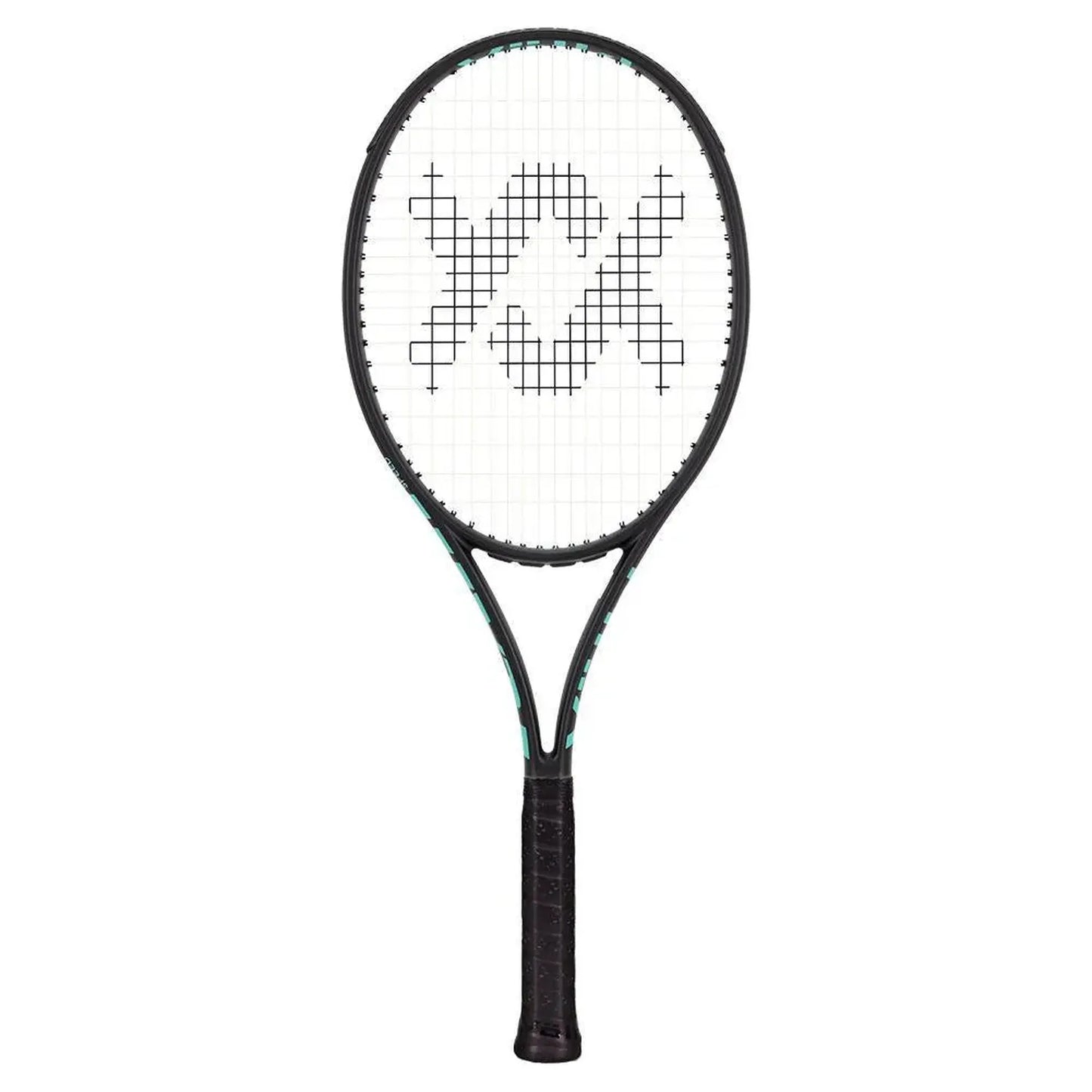 Team Speed Prestrung Tennis Racquet Black and Turquoise-Racquets-Volkl-102865-DEFAULT-L-Tennis Express