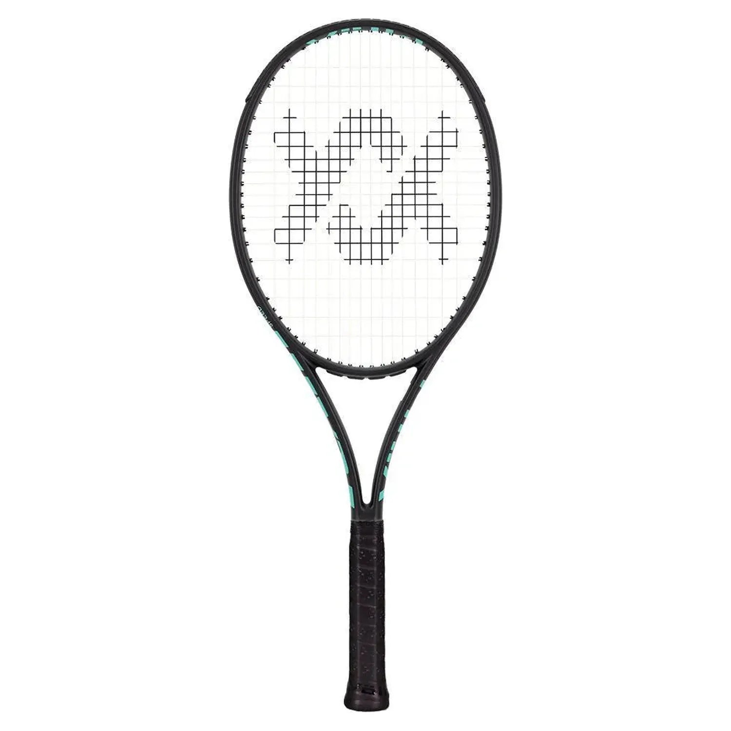 Team Speed Prestrung Tennis Racquet Black and Turquoise-Racquets-Volkl-102865-DEFAULT-L-Tennis Express