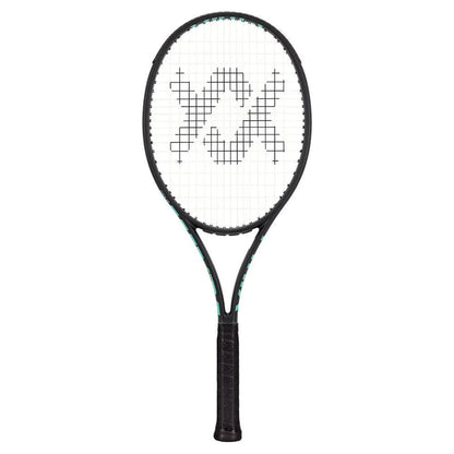 Team Speed Prestrung Tennis Racquet Black and Turquoise-Racquets-Volkl-102865-DEFAULT-L-Tennis Express