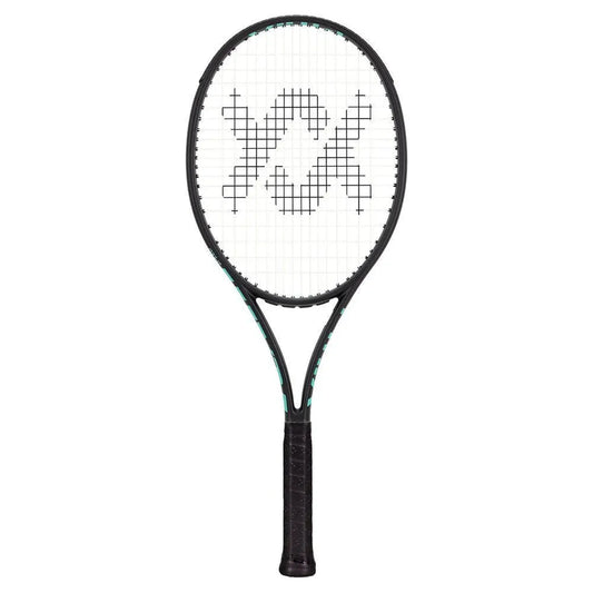 Team Speed Prestrung Tennis Racquet Black and Turquoise-Racquets-Volkl-102865-DEFAULT-L-Tennis Express