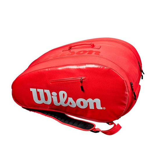 WILSON SUPER TOUR Padel Red Padel Bag Bolsas Wilson