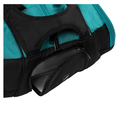SX Performance 12 Racquet Tennis Bag Teal and Black