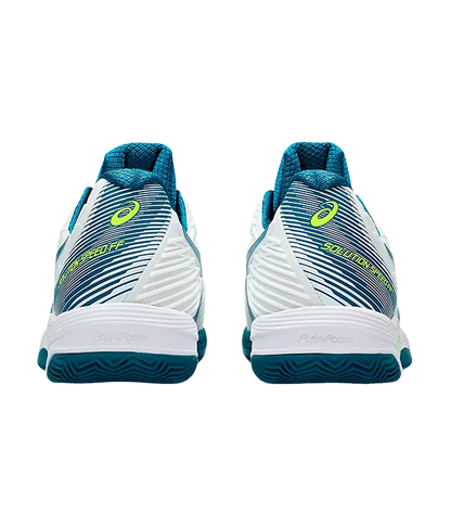 Padel Shoes Asics Solution Speed FF Clay White/Restful Teal