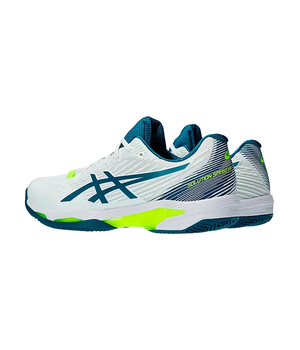 Padel Shoes Asics Solution Speed FF Clay White/Restful Teal