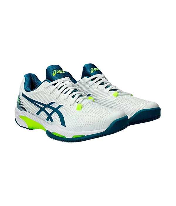 Padel Shoes Asics Solution Speed FF Clay White/Restful Teal