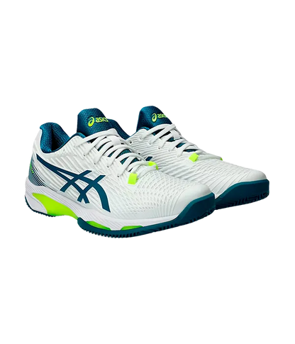 Padel Shoes Asics Solution Speed FF Clay White/Restful Teal