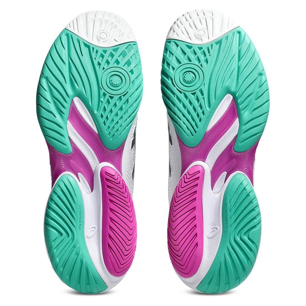 Men's Court FF 3 Tennis Shoes White and Digital Sakura