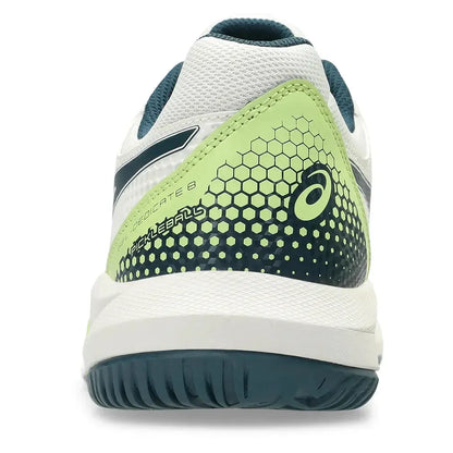 Men's GEL-Dedicate 8 Pickleball Shoes Cream and Tranquil Teal
