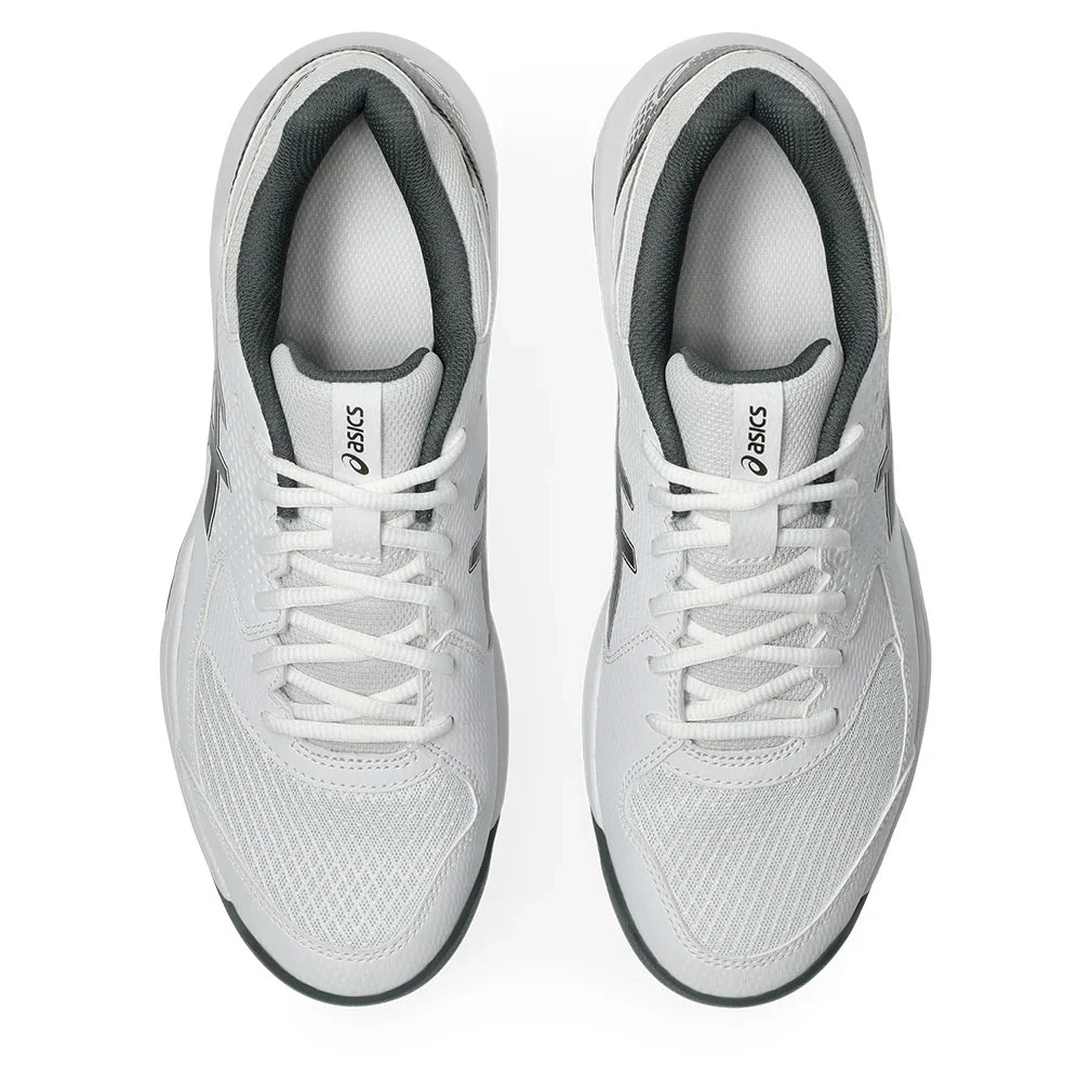 Men's GEL-Dedicate 8 Pickleball Shoes White and Gunmetal