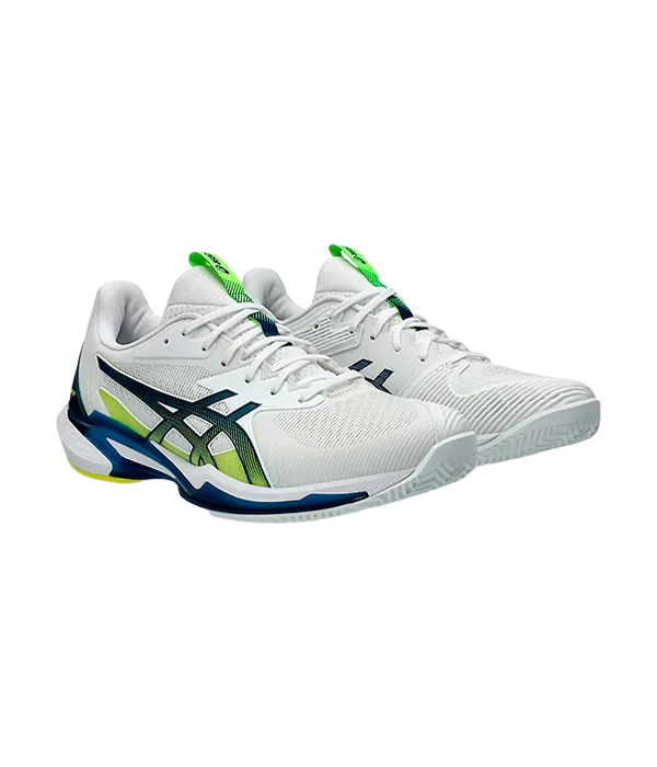 Padel Shoes Asics Solution Speed FF 3 Clay White/Mako Blue