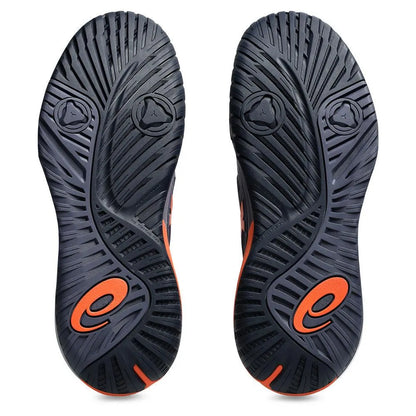 Men's GEL-Resolution X Tennis Shoes Greyish Purple and Nova Orange