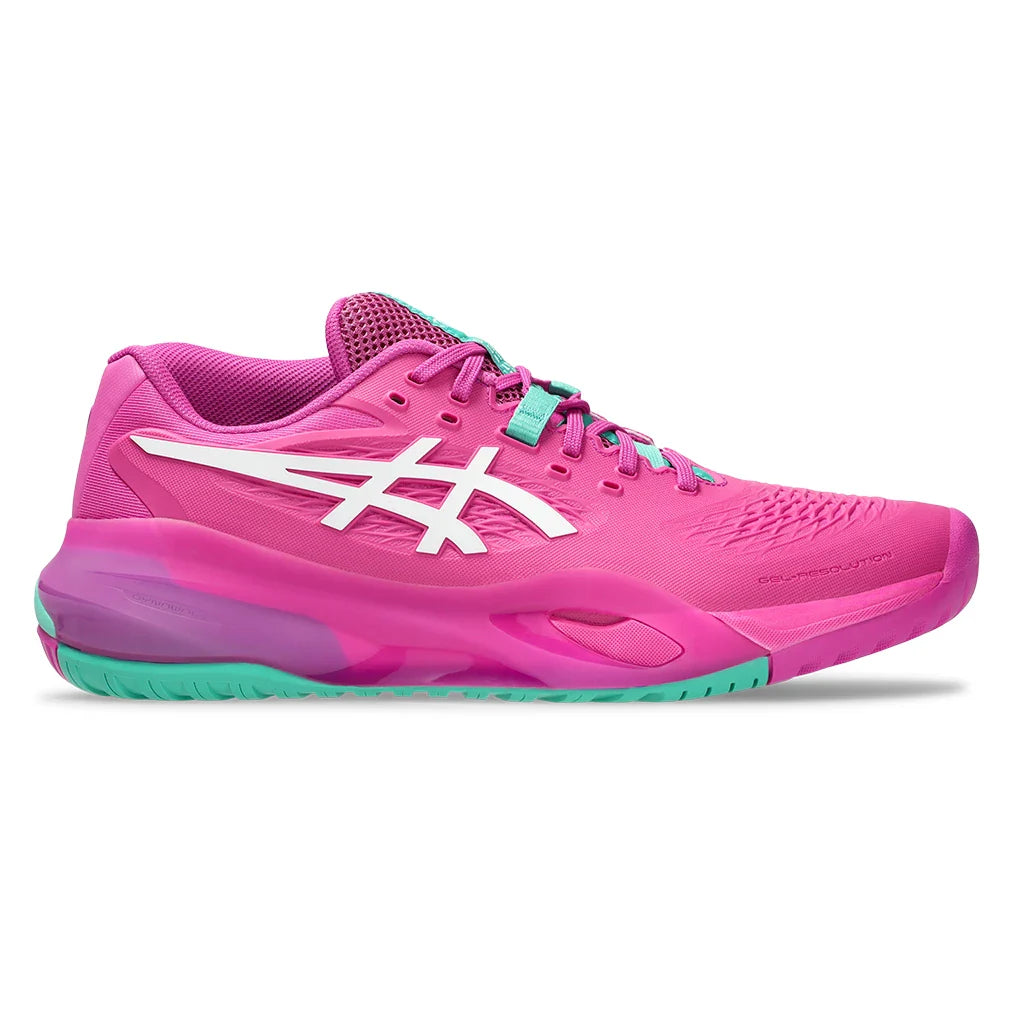 Men's GEL-Resolution X Tennis Shoes Digital Sakura and White