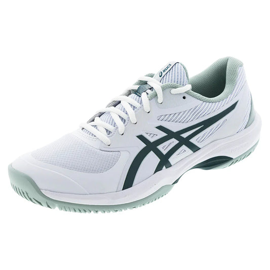 Men's Game FF Tennis Shoes White and Dark Neptune-Footwear-Asics-6-WHITE/DARK_NEPTUNE, [current_file_name-Tennis Express