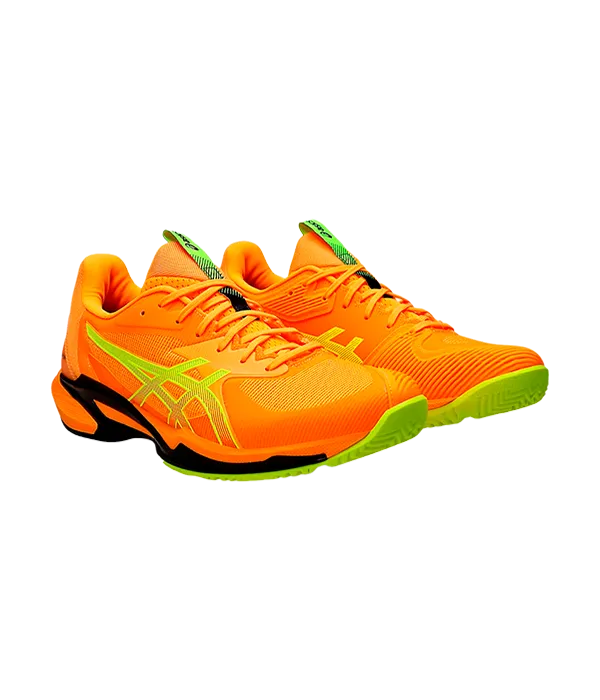 Padel Shoes Asics Solution Speed FF 3 Padel Satadium Orange/Safety Yellow