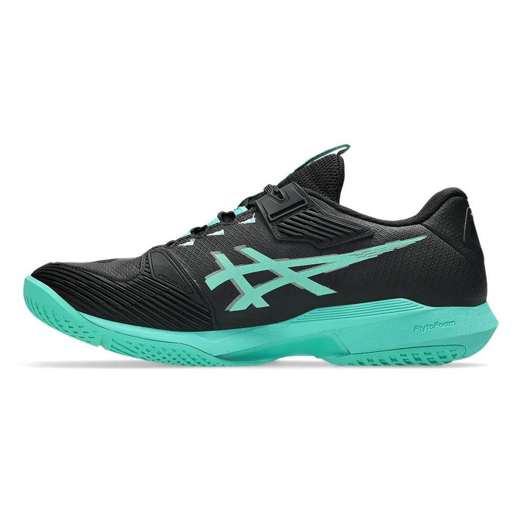 Men's Solution Speed FF 4 Tennis Shoes Black and Aurora Green