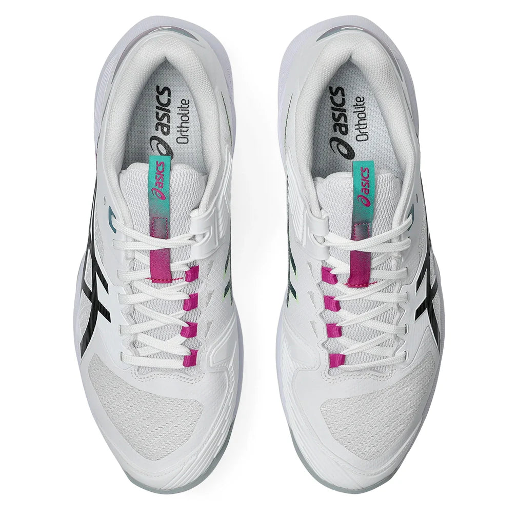 Men's Solution Speed FF 4 Tennis Shoes White and Digital Sakura