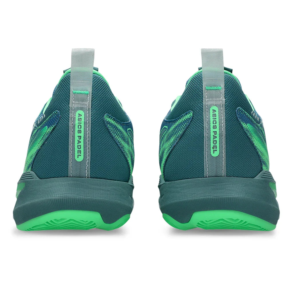 Men's SonicSmash FF Padel Shoes Saba Blue and Vital Green