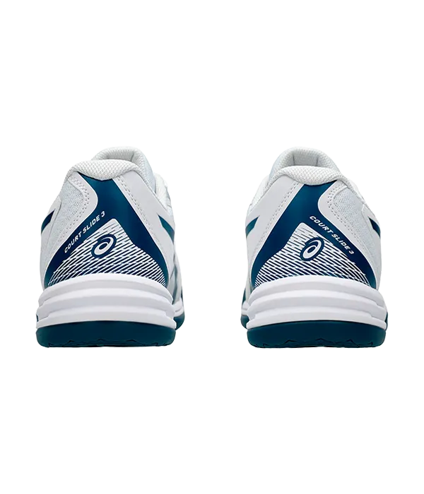 Padel Shoes Asics Court Slide 3 White/Mako Blue