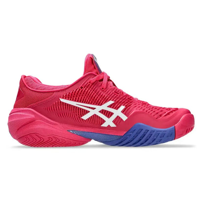 Women's Court FF 3 Tennis Shoes Bright Rose and White