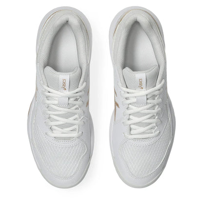 Women's GEL-Dedicate 8 Pickleball Shoes White and Champagne