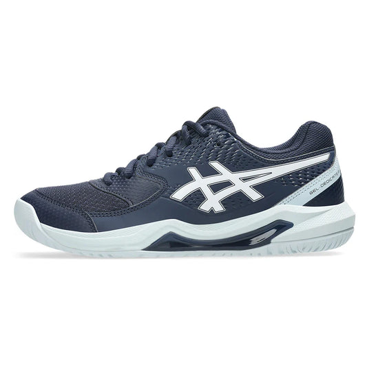 Women's GEL-Dedicate 8 Tennis Shoes Midnight and White