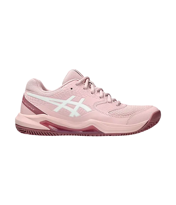 Padel Shoes Asics Gel-Dedicate 8 Clay Mujer Watershed Rose/White