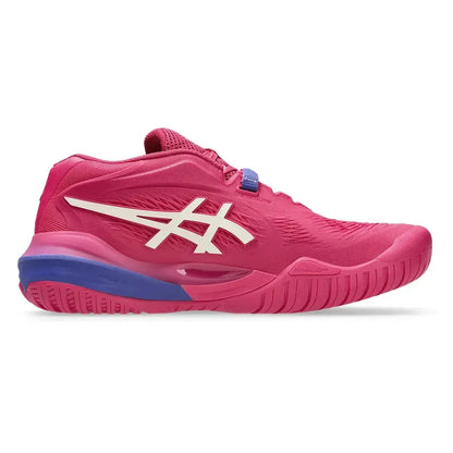 Women's GEL-Resolution X Tennis Shoes Bright Rose and Cream