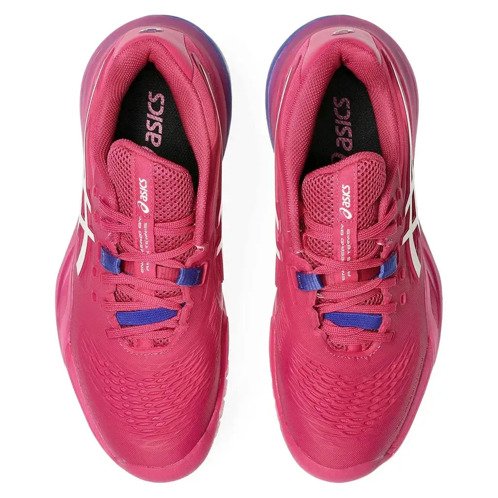 Women's GEL-Resolution X Tennis Shoes Bright Rose and Cream