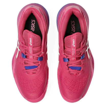 Women's GEL-Resolution X Tennis Shoes Bright Rose and Cream