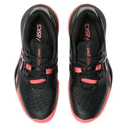 Women's GEL-Resolution X Tennis Shoes Black and Sienna