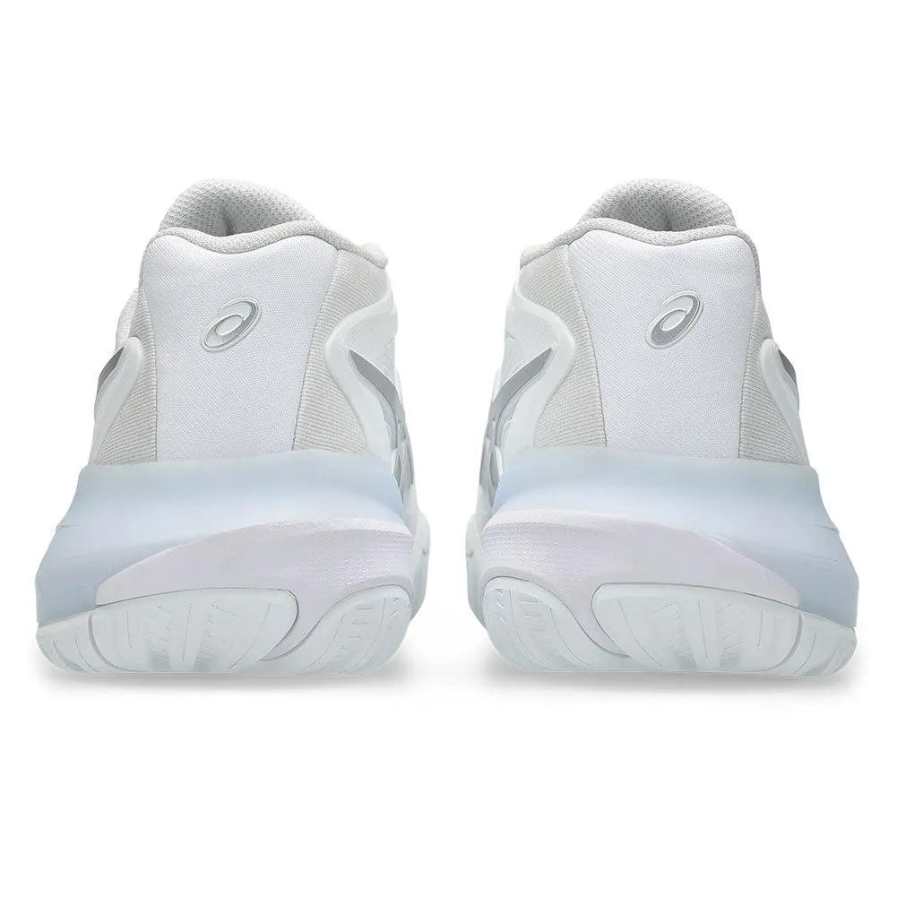 Women's GEL-Resolution X Tennis Shoes White and Pure Silver