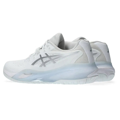Women's GEL-Resolution X Tennis Shoes White and Pure Silver