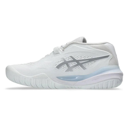 Women's GEL-Resolution X Tennis Shoes White and Pure Silver