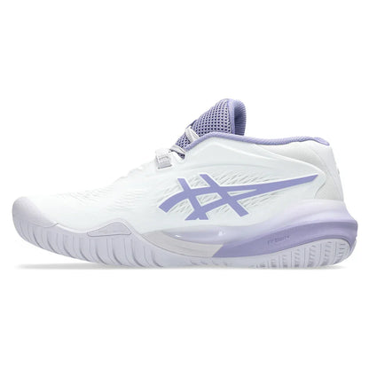 Women's GEL-Resolution X Tennis Shoes White and Bluebell