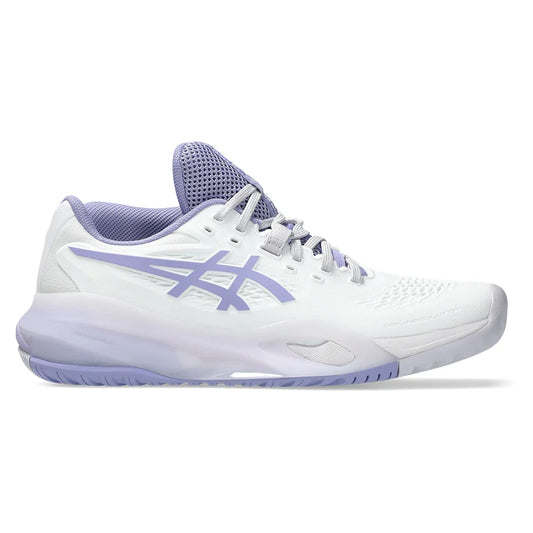 Women's GEL-Resolution X Tennis Shoes White and Bluebell