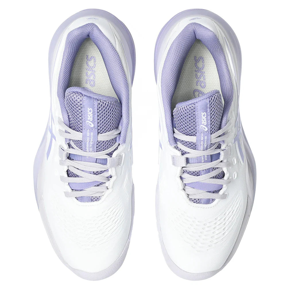 Women's GEL-Resolution X Tennis Shoes White and Bluebell